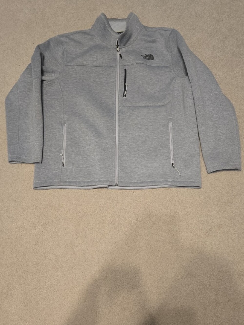 XXL Men's Gray North Face Full-Zip Jacket - Picture 5 of 6